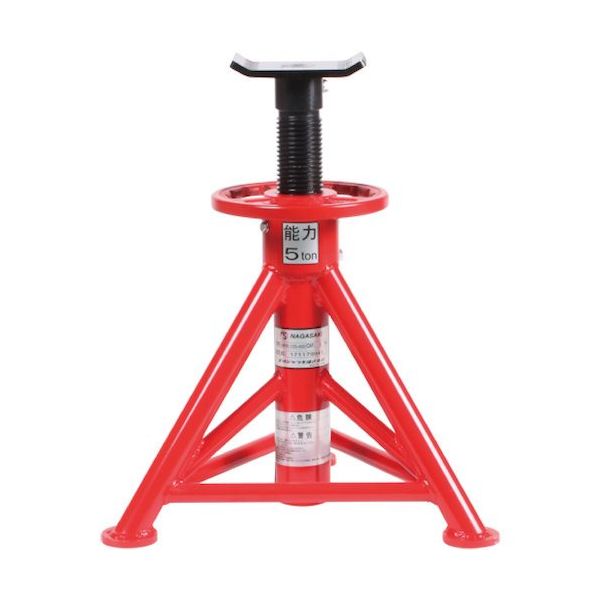 長崎ジャッキ リジットラック(ねじ式)1台 NRR-10S-400 1台 415-3734（直送品）