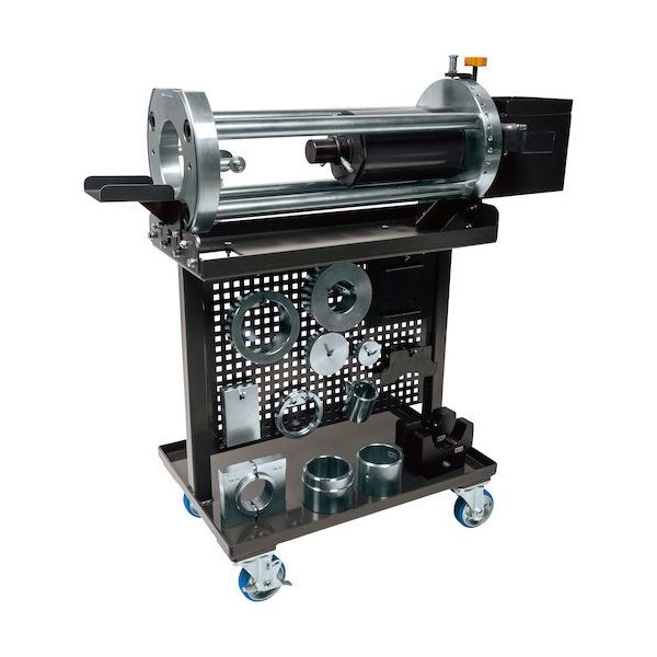 長崎ジャッキ ブッシュ交換機パンチングワゴン付50TON NBP-500PW 1台 415-5252（直送品）