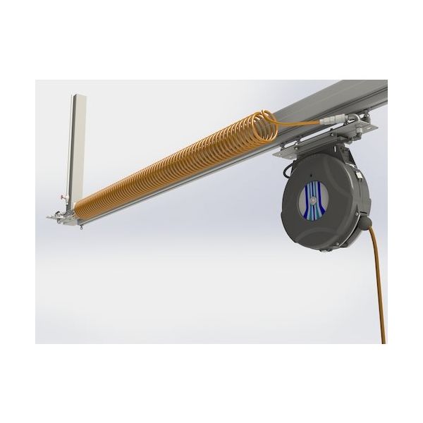 日平機器 日平 スライドリールシステム コイルホース仕様 6M HSR-600 1セット 386-7182（直送品）