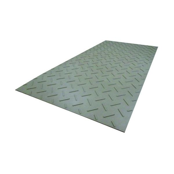 ウッドプラスチック 農業用敷板 Diban 片面凸 カラー:茶系 厚型 910mm×1820mm DIB13-36 1枚（直送品）