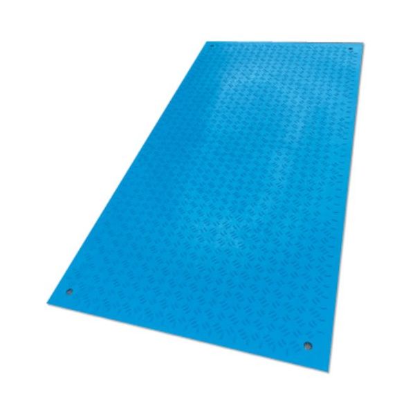 ウッドプラスチック 【まとめ買い】イベント用樹脂製敷板 Wターフ 青 10枚セット WT-BLU-10P 1セット(10枚)（直送品）