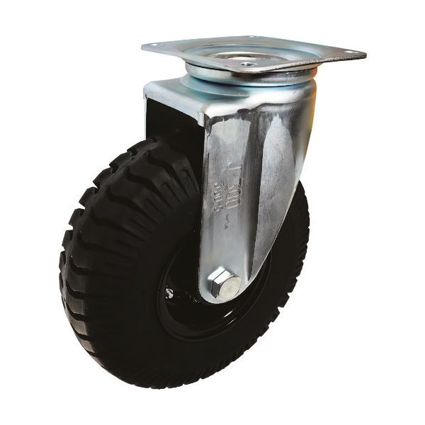 ヨドノ ユニークタイヤ自在金具付 UCJ3.00-5 1個 347-1729（直送品）