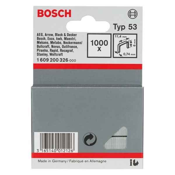 BOSCH ステープル ST6-114 1個（直送品）