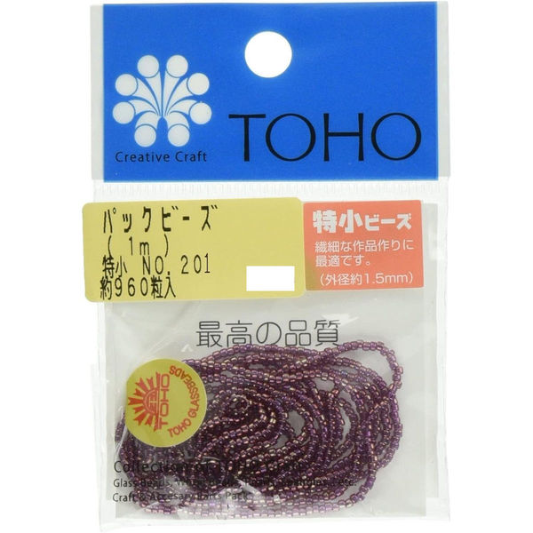 TOHO(トーホー) TOHO 特小ビーズ 糸通しビーズ 外径約1.5mm 1m