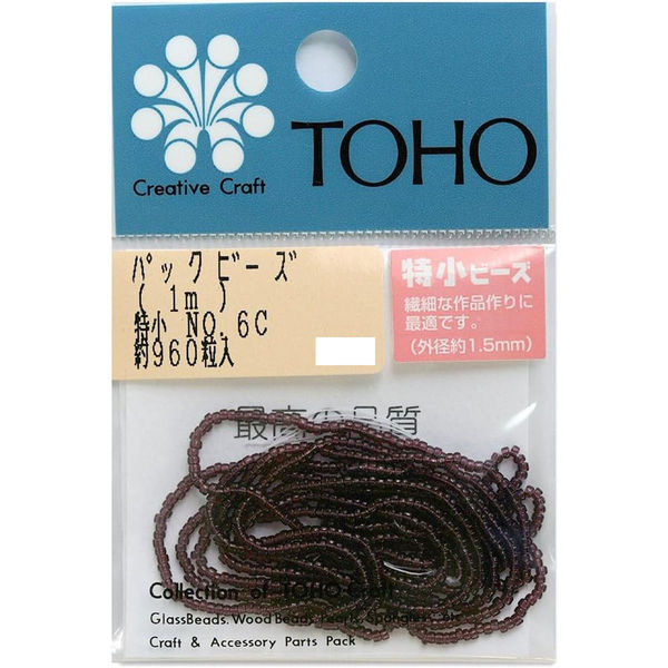 TOHO(トーホー) TOHO 特小ビーズ 糸通しビーズ 外径約1.5mm 1m