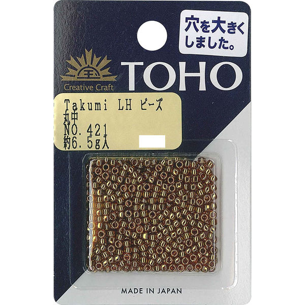 TOHO Takumi LH ビーズ 丸中 直径約2.6mm 約6.5g入り No.145