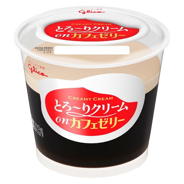 江崎グリコ [冷蔵]江崎グリコ とろ~りクリームonカフェゼリー