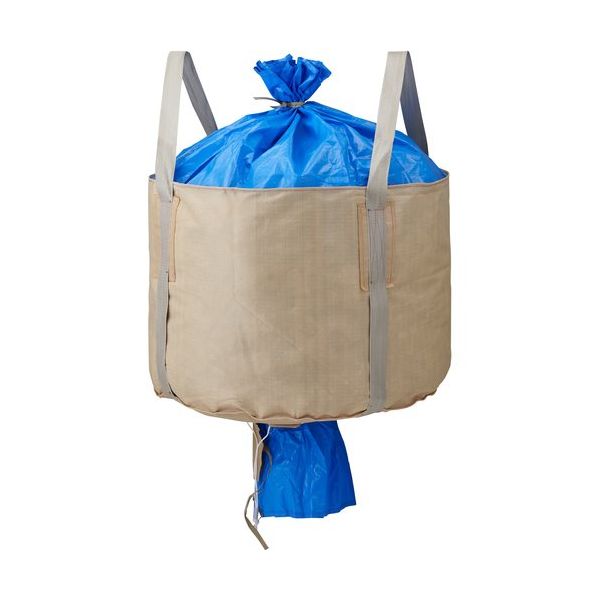 吉野 コンテナバッグ 日本製コンテナバッグ丸型 750kgタイプ 排出口付 YS-CB-J750C 1セット(10個) 678-4671（直送品）