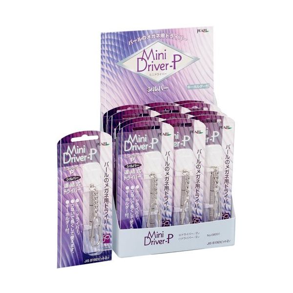 パール 連結ドライバーミニドラP(銀) 08003 1セット(12本) 688-2847（直送品）