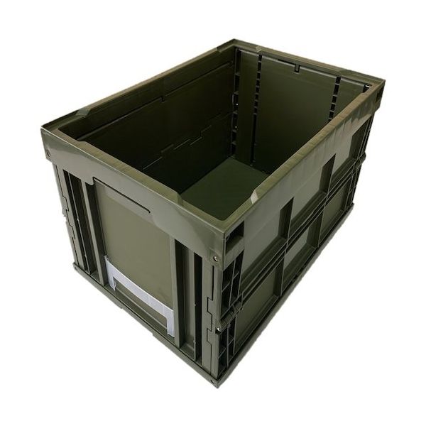 松本産業 オリコン 50L カーキ 50G 1セット(2個) 568-7805（直送品）