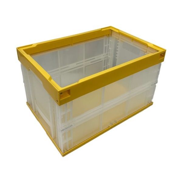 松本産業 オリコン 50L イエロー/クリア 50YC 1セット(2個) 570-3286（直送品）