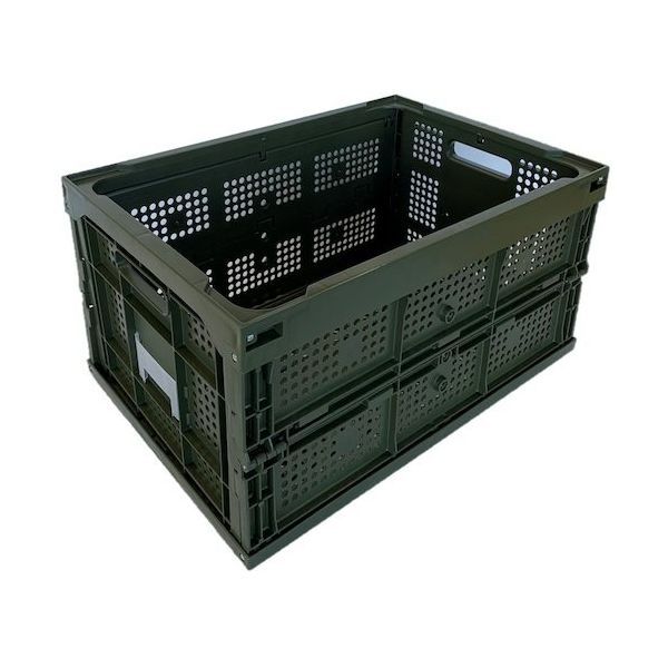 松本産業 オリコン 網目 40L カーキ 40AG 1セット(2個) 570-3262（直送品）