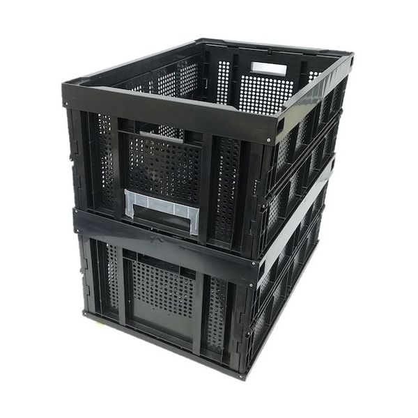 松本産業 オリコン 網目 150L ブラック 150ABL 1セット(2個) 570-3260（直送品）