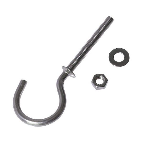 八幡ねじ YAHATA ステンレス足長ナット付よーと 32mm 4979874830814 1セット(10個:2個×5パック)（直送品）