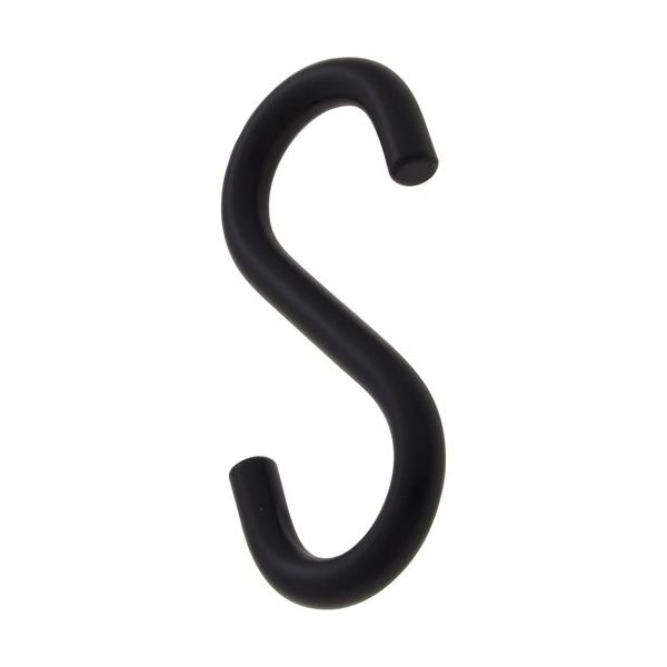 YAHATA SELECTS 補助金具 Sフックマットブラック S44 4979874069443 1セット(10個:2個×5パック)（直送品）