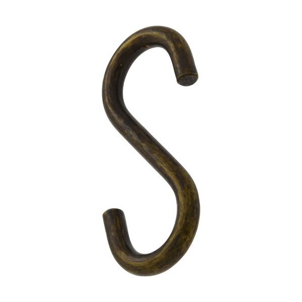 YAHATA SELECTS 補助金具 Sフックゴールドブロンズ S44 4979874069474 1セット(10個:2個×5パック)（直送品）