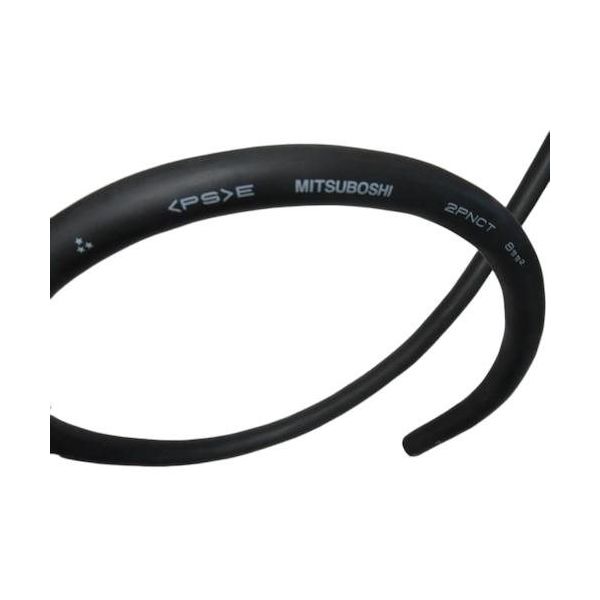 三ッ星 三ツ星 600V ゴムキャブタイヤケーブルドブル 2PNCT1CX38SQ 100M 2PNCT1CX38SQ-100M 1巻（直送品）