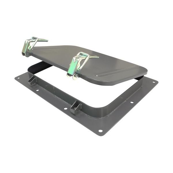 旭産業(点検窓) FREEPA 点検窓 A4形フランジタイプ(発泡パッキン) AFP-A4-F 1個 566-3799（直送品）