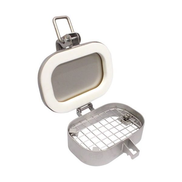 旭産業(点検窓) FREEPA R2形耐蝕/オール網付ローラーキャッチ式(ネオプレンパッキン) AFP-R2-GC-N 1個（直送品）