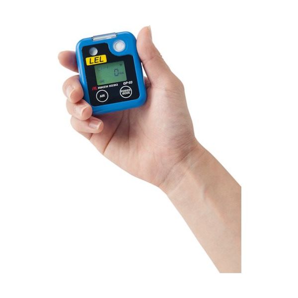 理研計器 理研 個人装着型可燃性ガス検知器 GPー03(メタン)乾電池仕様(トレーサビリティ証明書付) GP-03 20 X2000 1台（直送品）