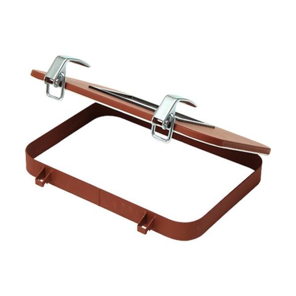 椿本チエイン TSUBACO つばきワンタッチ窓 基本型 透明窓付350X500 CMD-P3-T 1個 579-0834（直送品）