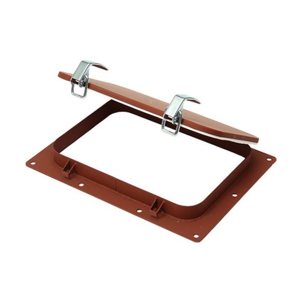 椿本チエイン TSUBACO つばきワンタッチ窓 基本型 フランジ付き350X500 CMD-P3-F 1個 578-7693（直送品）