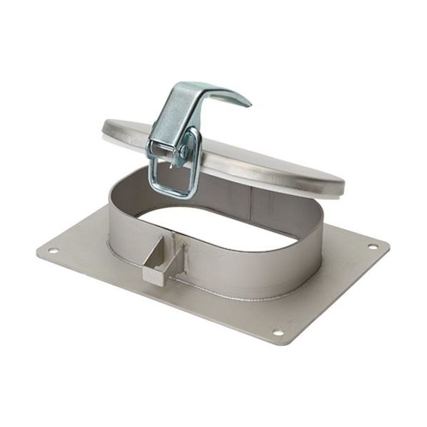 椿本チエイン TSUBACO つばきワンタッチ窓 耐食シリーズ フランジ付き 130X200 CMD-Q1-F 1個 579-0837（直送品）