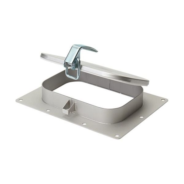 椿本チエイン TSUBACO つばきワンタッチ窓 耐食シリーズ フランジ付き 200X300 CMD-Q2-F 1個 578-7702（直送品）