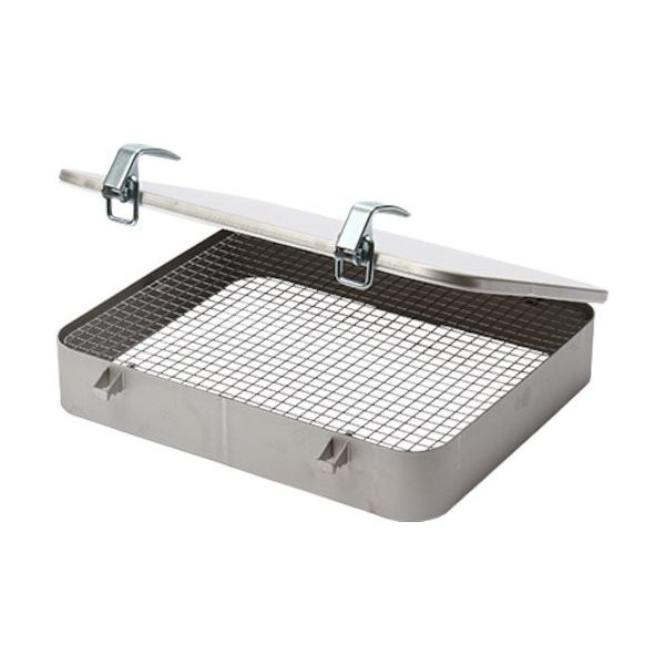 椿本チエイン TSUBACO つばきワンタッチ窓 耐食シリーズ ハイネック 網付ボルト式 500X600 CMD-Q4-H-GK 1個（直送品）