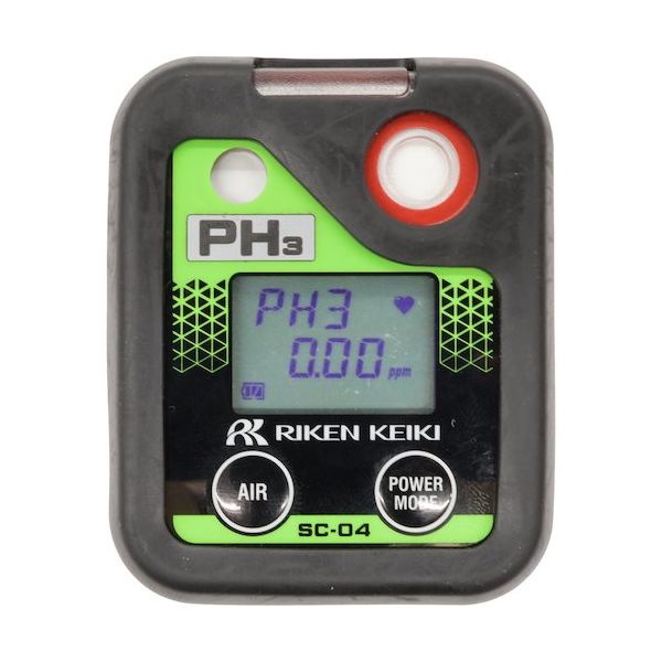 理研計器 理研 個人装着型ホスフィン計 SCー04 乾電池仕様(トレーサビリティ証明書付) 06 X2000 1台 582-0822（直送品）