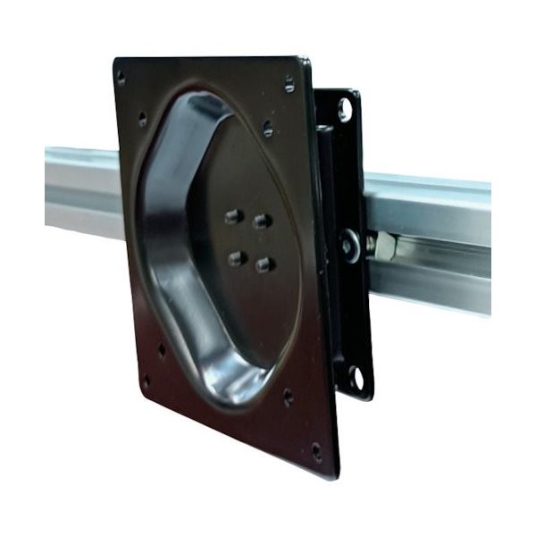 ウィンテクノ モダンソリッド アルミフレーム側面用モニターブラケット LA-10AC-AR 1個 587-0665（直送品）