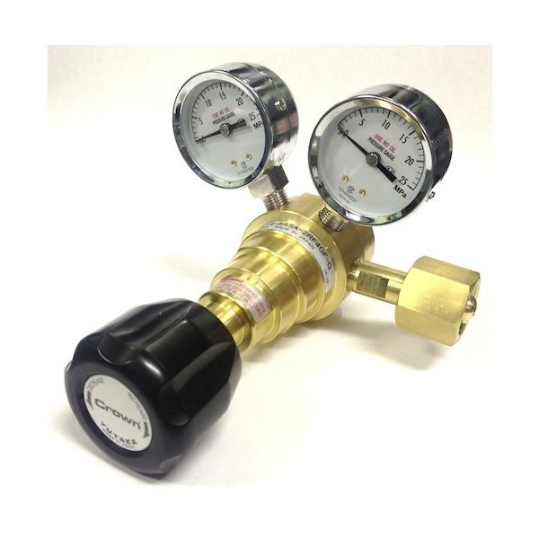 ユタカ Crown 高圧調整型圧力調整器 FR4L-4-5A5A-2RF4TF-V N2 1個 629-9805（直送品）