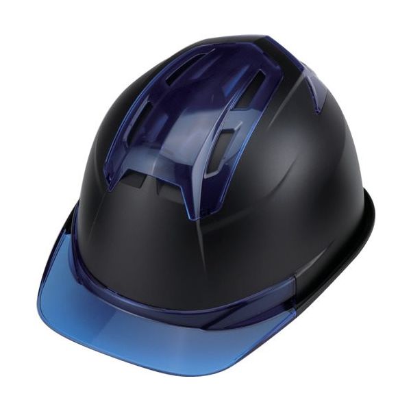 トーヨーセーフティ トーヨーセフティ つや消しヘルメット ヴェンティーエム NO.396FEM-BU-BK 1個 662-6789（直送品）