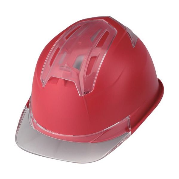 トーヨーセーフティ トーヨーセフティ つや消しヘルメット ヴェンティーエム NO.396FEM-C-RD 1個 662-6781（直送品）