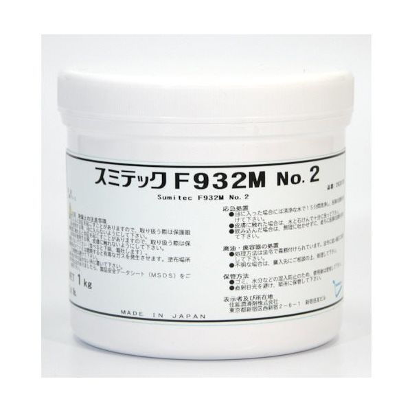 住鉱潤滑剤 住鉱 グリース(フッ素グリース) スミテックF932M No.2 1kg 253170 1缶 135-9251（直送品）