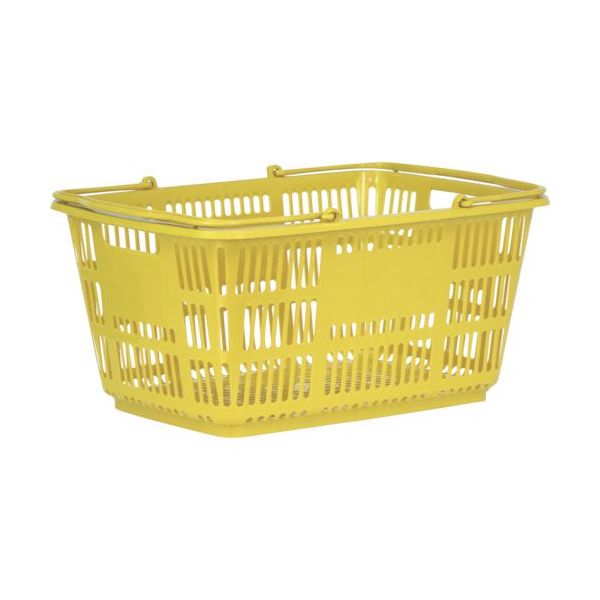 スーパーメイト カゴCBー33Eイエロー360×505×250 CB-33EY 1個 339-8423（直送品）