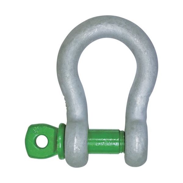 大洋製器工業 TAIYO グリーンピンスタンダードシャックル バウ・捻込 35t(3300411) GPB-35T 1個 361-2915（直送品）