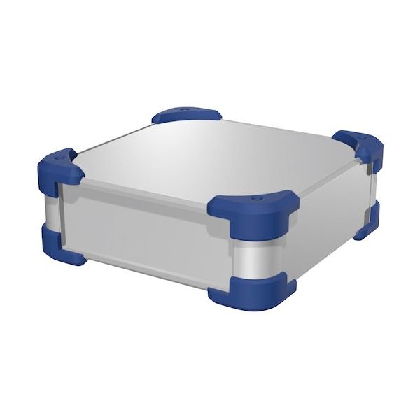 タカチ電機工業 タカチ コーナーガード付アルミケース AUG133-16-25-SN 1台 539-1670（直送品）