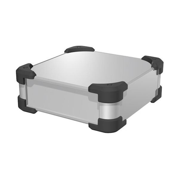 タカチ電機工業 タカチ コーナーガード付アルミケース AUG133-20-43-SB 1台 538-3691（直送品）