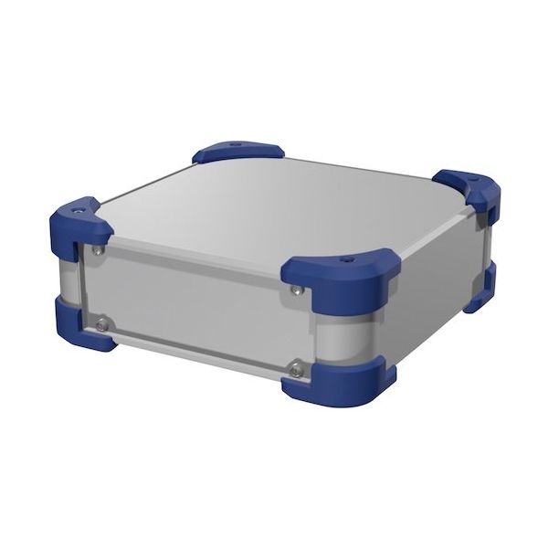 タカチ電機工業 タカチ コーナーガード付EMCシールドケース AUGE133-30-25-SN 1台 537-7394（直送品）