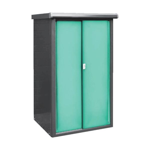 ダイマツ わくわく収納庫 グリーン DM2-0975G 1台 551-8958（直送品）