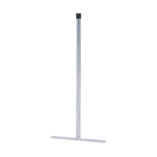 不二貿易 フェンス用支柱 プレート型90 56254 1個 602-4155（直送品）