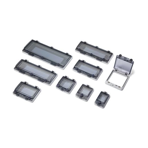 タカチ電機工業 タカチ 防水開閉ウインドウ IWシリーズ IW0416B 1台 612-3873（直送品）