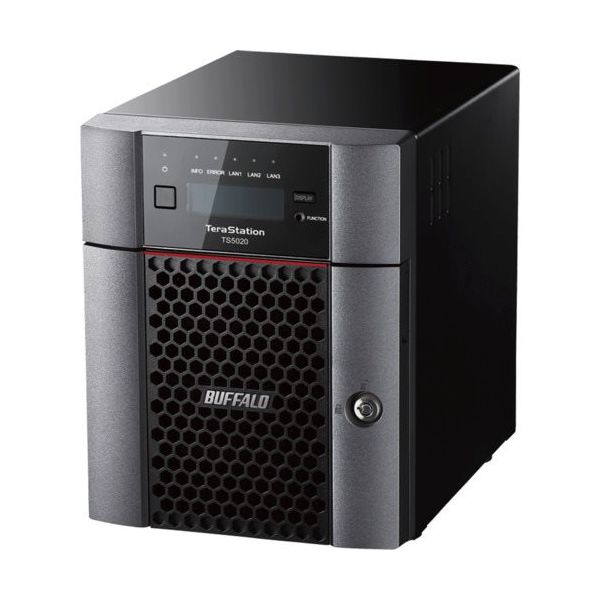 バッファロー BAFFALO TeraStation TS5420DNシリーズ 4ドライブ64TB TS5420DN6404 1個（直送品）