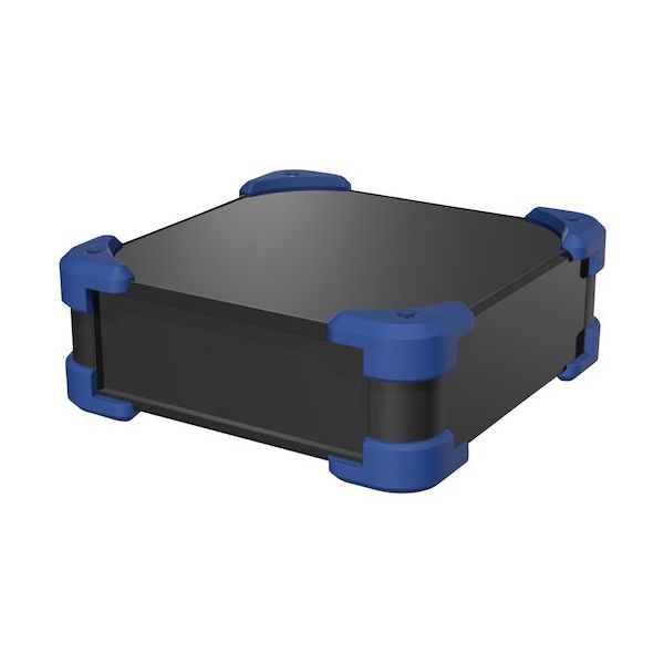 タカチ電機工業 タカチ コーナーガード付アルミケース AUG66-43-16-BN 1台 654-7498（直送品）