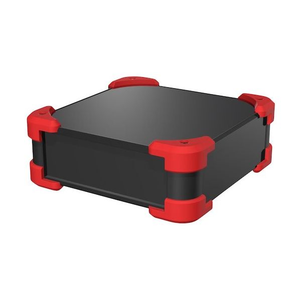 タカチ電機工業 タカチ コーナーガード付アルミケース AUG44-25-36-BR 1台 654-1201（直送品）