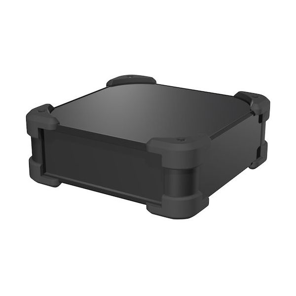 タカチ電機工業 タカチ コーナーガード付アルミケース AUG44-20-20-BB 1台 654-7502(直送品)