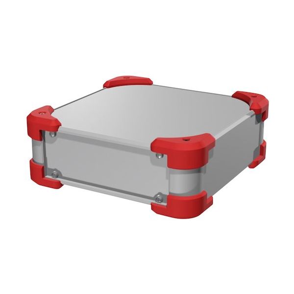 タカチ電機工業 タカチ コーナーガード付EMCシールドケース AUGE88-36-16-SR 1台 654-2804（直送品）