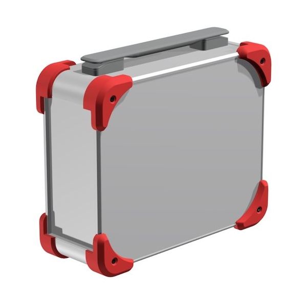 タカチ電機工業 タカチ コーナーガード付キャリングケース AUGH133-30-50-SRG 1台 653-4986（直送品）