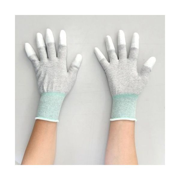 丸和ケミカル 制電PUトップ手袋 10双入 Mサイズ 1757-M 1組(10双) 684-2942（直送品）